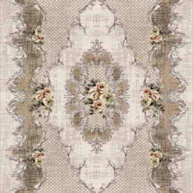 The Royal Beige Trellis Rug