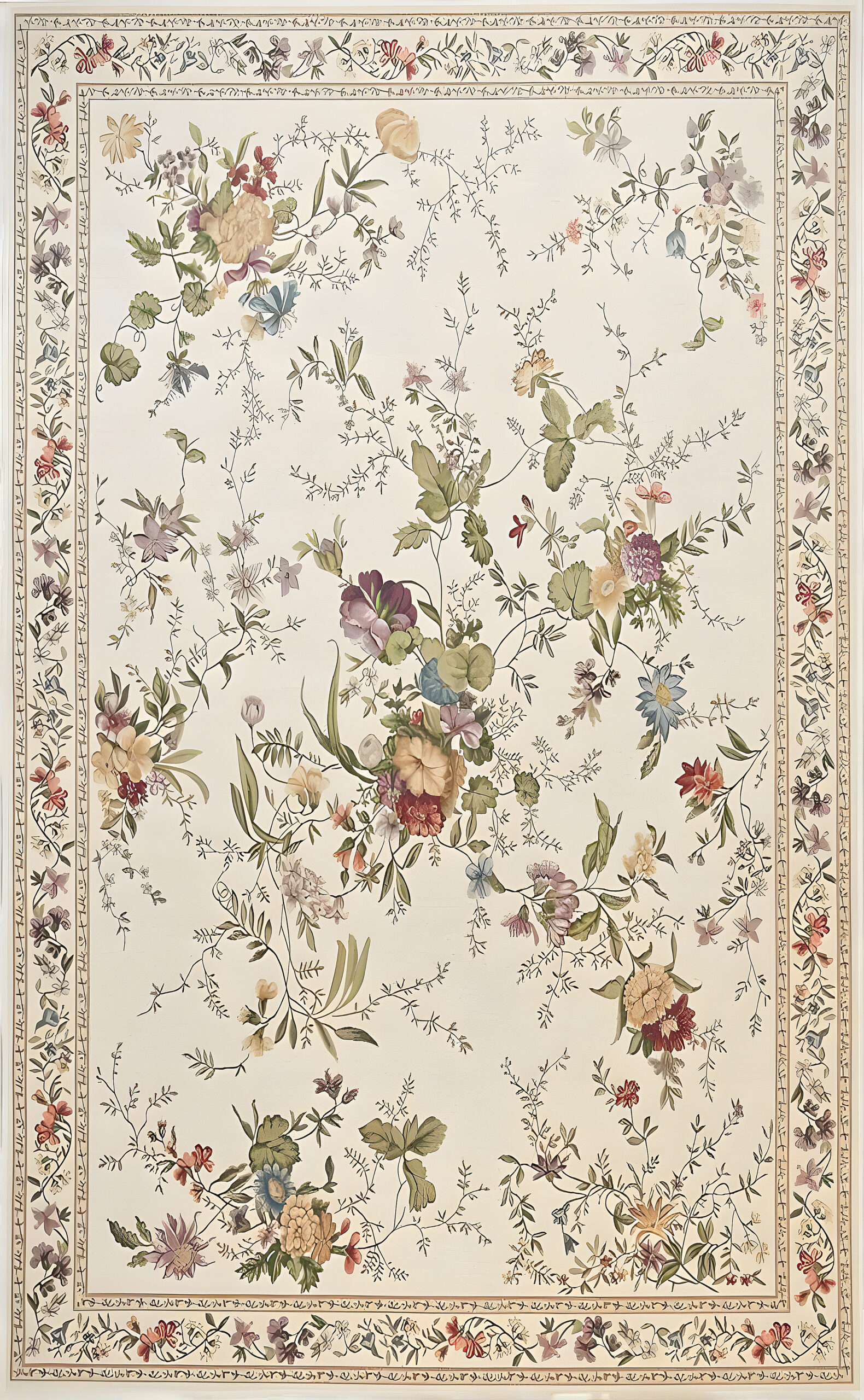 The English Garden Floral Rug