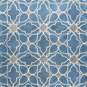 The Moroccan Lattice Blue Rug