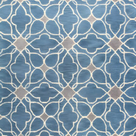 The Moroccan Lattice Blue Rug