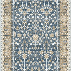 Home The Indigo Artisan Chenille Distressed Rug