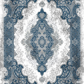 The Versailles Blue Distressed Rug