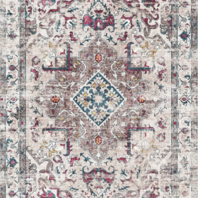 Home The Blush Mosaic Distressed chenille Rug